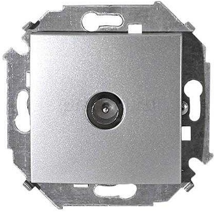 

Розетка Simon 1591475-033 Simon 15 Алюминий TV одиночная, винт.заж., 1591475-033