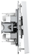 фото Выключатель двухклавишный Systeme Electric GAL000119S