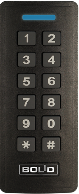 

Считыватель Болид ProxyKey-4E бесконтактный, для EM-Marine с кодонаборной клавиатурой; Wiegand-26, Wiegand-44; расстояние считывания 10 см; U-пит.7.., ProxyKey-4E