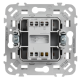 фото Выключатель двухклавишный  IEK FI-V15-0-10-1-K01