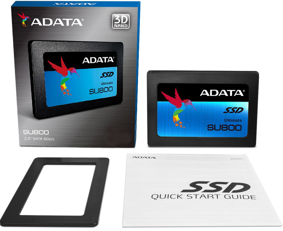 

Накопитель SSD 2.5'' ADATA ASU800SS-512GT-C Ultimate SU800 512GB TLC 3D NAND SATA 6Gb/s 560/520MB/s IOPS 85K/85K MTBF 2M RTL, ASU800SS-512GT-C