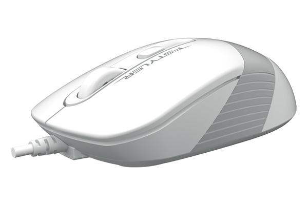 

Мышь A4Tech FM10 WHITE бело-серая, 1000dpi, USB, FM10 WHITE