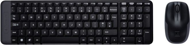 

Клавиатура и мышь Wireless Logitech Combo MK220 920-003169 black, USB, OEM, Combo MK220