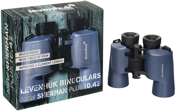 фото Бинокль  Levenhuk New Sherman PLUS 10x42 в Санкт-Петербургe