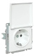 фото Розетка с заземлением с крышкой EKF EWV10-124-90 в Уфе