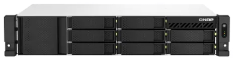 

Сетевой RAID-накопитель QNAP TS-873AeU-4G 8 отсеков 3,5"/2,5", 2 порта 2,5 GbE BASE-T, 2 слота M.2 NVMe, стоечное исполнение, БП, Ryzen V1500B 2,2 ГГц, TS-873AeU-4G