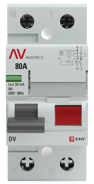 фото УЗО  EKF rccb-2-80-30-a-av в Красноярске