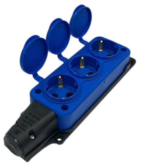 фото Удлинитель силовой iTOK i-CONNECT-COLOR-SUR-PVS-215-3-54-40-BLUE в Волгограде