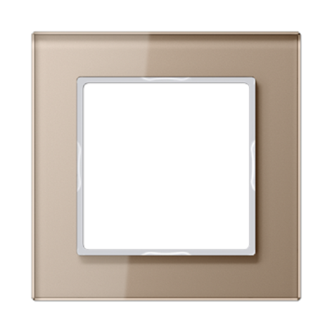 Изображение товара Рамка Jung AC581GLCH для монтажа электрооборудования 1 пост