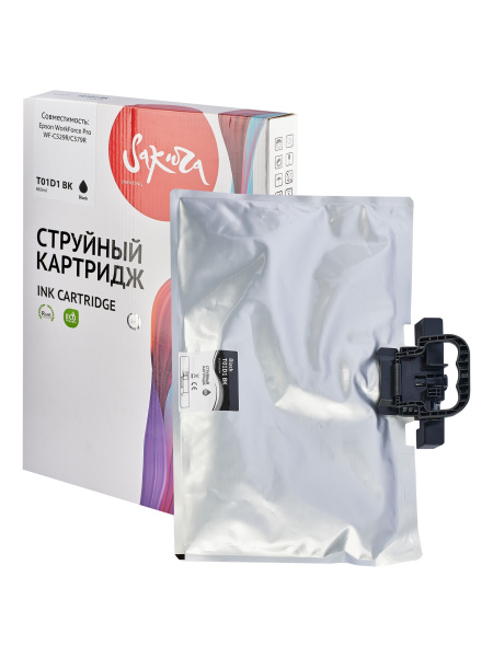 фото Контейнер с чернилами Sakura C13T01D100 (T01D1 BK) в Волгограде