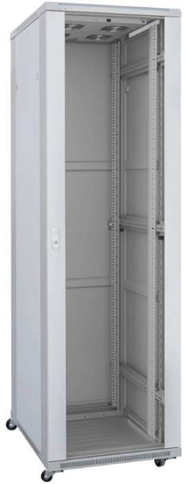 

Шкаф напольный 19", 27U SNR SNR-TFC-276080-GS-G-SF телекоммуникационный 27U 600x800, серия TFC, SNR-TFC-276080-GS-G-SF