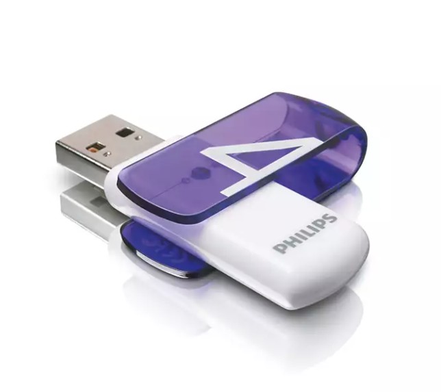 

Накопитель USB 2.0 4GB Philips FM04FD05B/97 VIVID2.0, FM04FD05B/97
