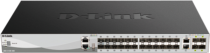 

Коммутатор D-link DGS-3130-30S/B1A Managed L3 Stackable Switch 24x1000Base-X SFP, 2x10GBase-T, 4x10GBase-X SFP+, CLI, 1000Base-T Management, RJ45 Cons, DGS-3130-30S/B1A