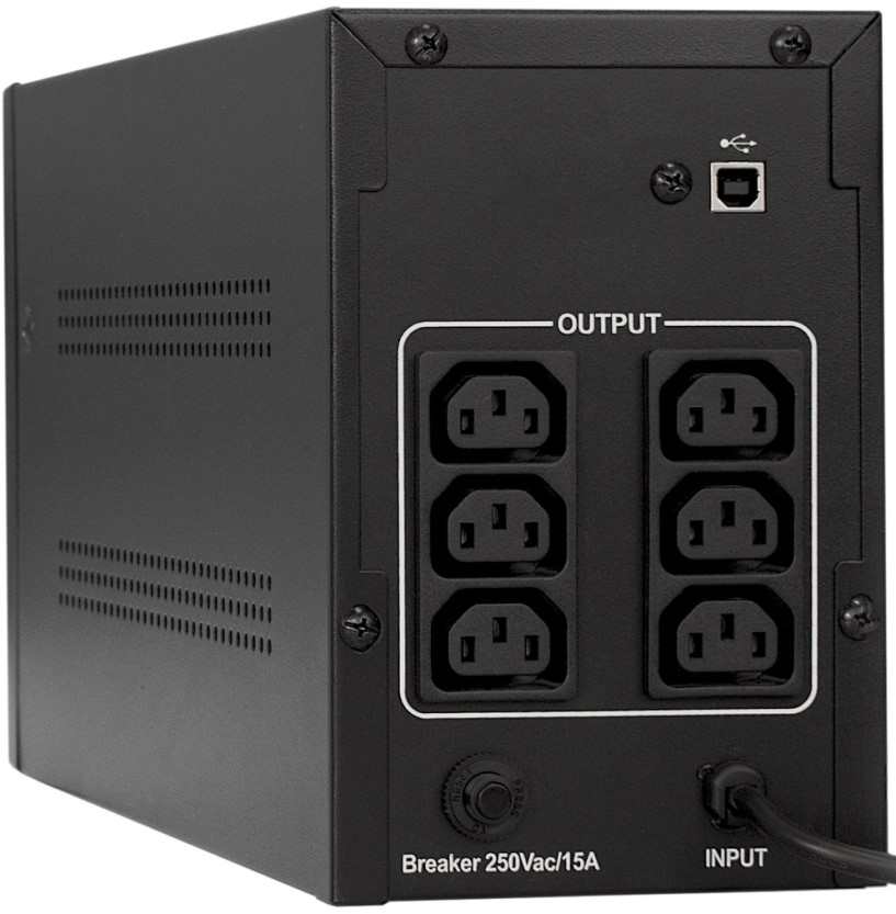 

Источник бесперебойного питания Exegate SpecialPro UNB-1200.LED.AVR.C13.RJ.USB EP285488RUS 1200VA/750W, LED, AVR, 6*IEC-C13, RJ45/11, USB, black, SpecialPro UNB-1200.LED.AVR.C13.RJ.USB