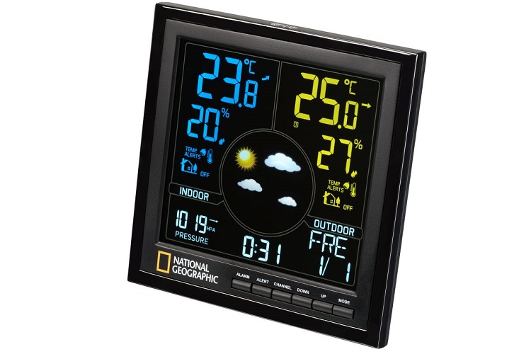 

Метеостанция Bresser 9070600 Bresser National Geographic цветная, черный, 9070600