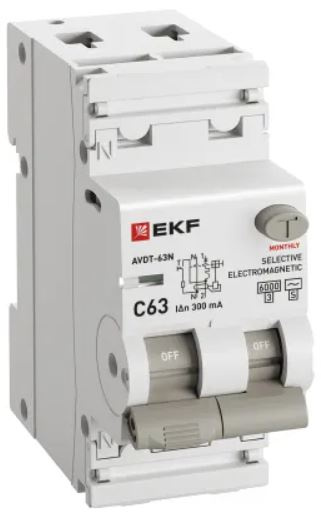фото Автомат дифференциальный EKF D63N26MS63C300 в Челябинске