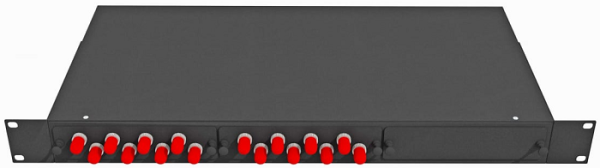 фото Кросс оптический стоечный  TopLAN КРС-Top-1U-16ST/U-OS2-BK в Уфе