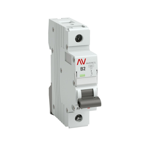 Изображение товара Автоматический выключатель EKF mcb10-1-02B-av 2 А 400 В IP20