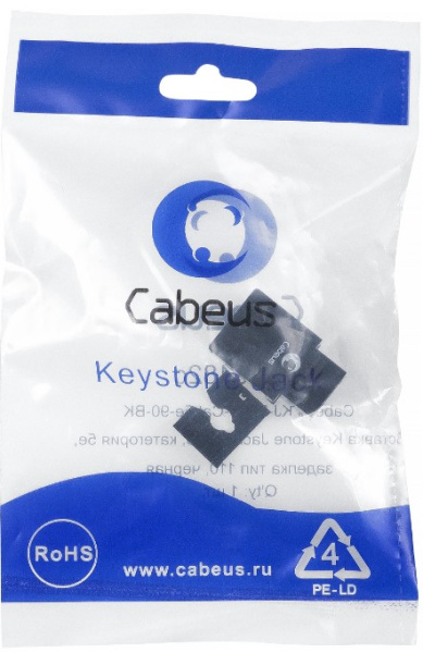фото Модуль  Cabeus KJ-RJ45-Cat.5e-90-BK в Смоленске
