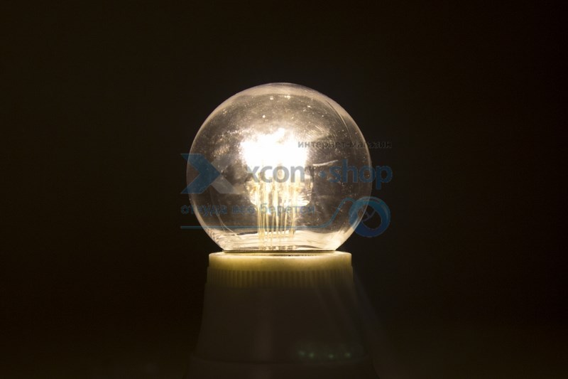 

Лампа NEON-NIGHT 405-126 шар, e27, 6 LED, Ø45мм, тепло-белая, прозрачная колба, эффект лампы накаливания, 405-126