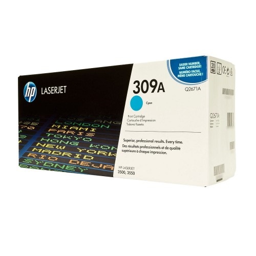 

Картридж HP Q2671A для CLJ 3500, голубой, 4000 страниц, Q2671A