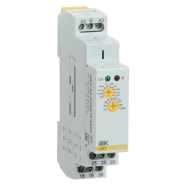 

Реле задержки включения IEK ORT-A2-ACDC12-240V ORT 2 контакт 12-240В AC/DC, ORT-A2-ACDC12-240V