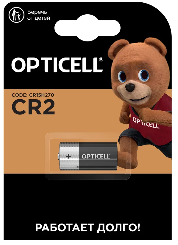 

Батарейка OPTICELL 5060015 литиевый CR2 3В (блист.1шт) Specialty Opticell, 5060015
