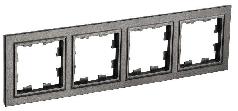 

Рамка четверная IEK BR-M42-K45 BRITE РУ-4-БрТБ Бронза, BR-M42-K45
