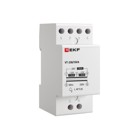 фото Трансформатор звонковый понижающий EKF bt-230/15va в Уфе