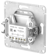 фото Выключатель двухклавишный Systeme Electric ATN000151S