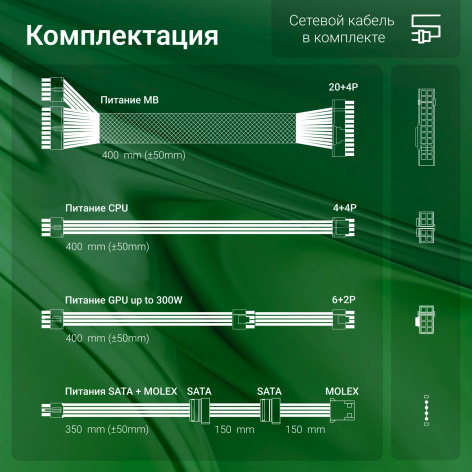 фото Блок питания ATX Digma DPSU-350W в Омске