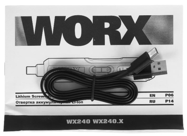 фото Отвертка аккумуляторная Worx WX240