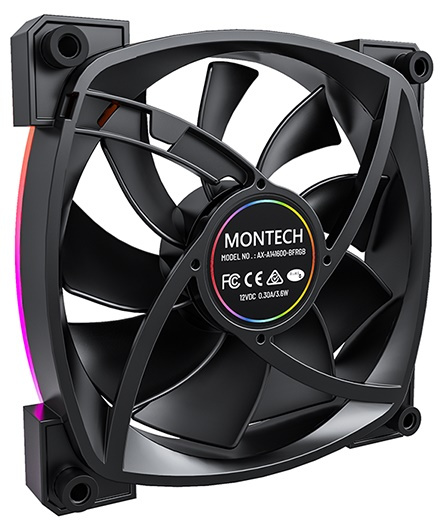 фото Вентилятор для корпуса Montech AX140 PWM BLACK в Екатеринбурге
