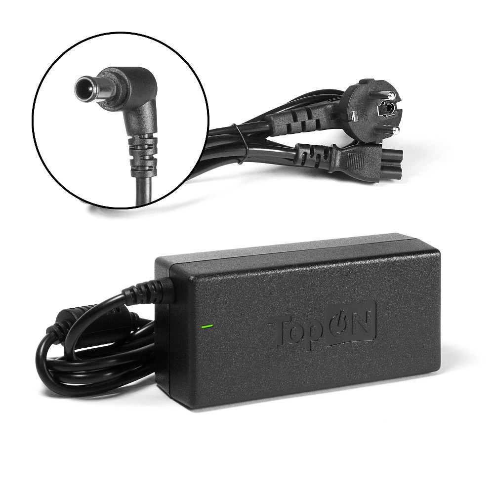 

Блок питания для ноутбука Sony TopOn TOP-SY04 к серии Vaio VPC-CW, VPC-EB, VPC-EE, VPC-W, VPC-Y, VPC-Z 19.5V 3.3A (6.5x4.4mm с иглой) 65W. PN: VGP-AC1, TOP-SY04