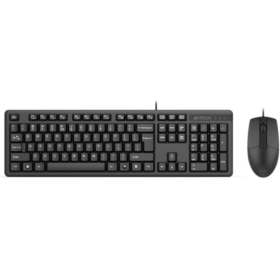 

Клавиатура и мышь A4Tech KR-3330S клав:черный мышь:черный USB (1988376), KR-3330S