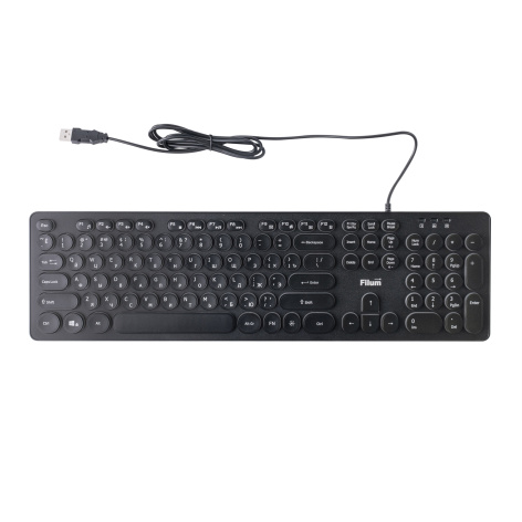 фото Мембранная клавиатура Filum FL-KB30-BK, USB, Черный [FL-KB30-BK] в Красноярске