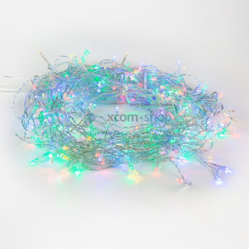 

Гирлянда NEON-NIGHT 235-039 светодиодный дождь 1,5х1,5м, свечение с динамикой, прозрачный провод, 230 В, диоды мультиколор, 235-039