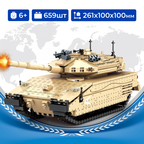фото Конструктор  Sembo Block Танк- Merkava 4