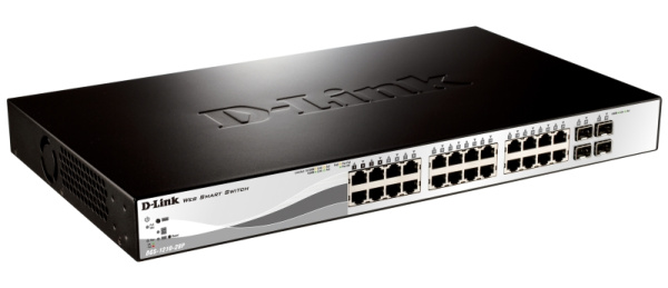 фото Коммутатор PoE D-link DGS-1210-28P/F1A
