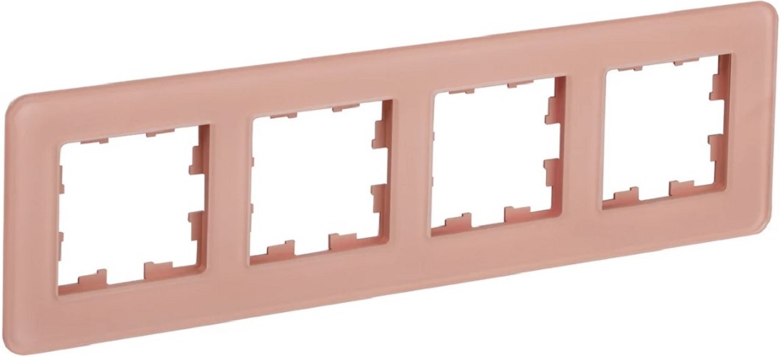 

Рамка четверная IEK BR-M42-G-41-K97 BRITE РУ-4-2-Бр Стекло Дымчатый RE, BR-M42-G-41-K97