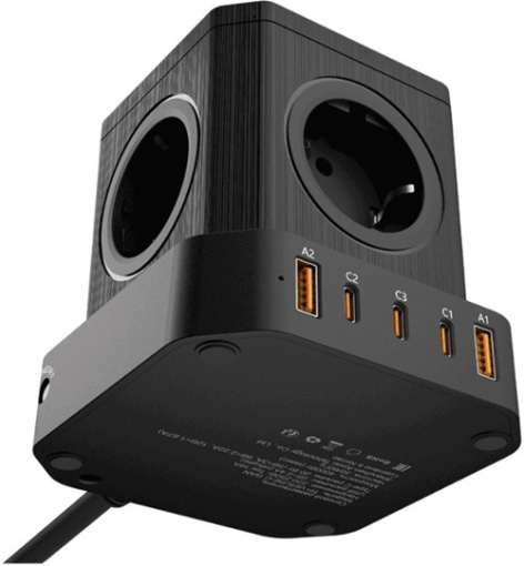фото Сетевой фильтр AGNI TP-VE5U5E-C-2m-black в Смоленске