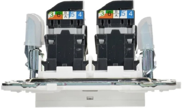 фото Розетка компьютерная двойная IEK SK-K20-1-K01 в Уфе