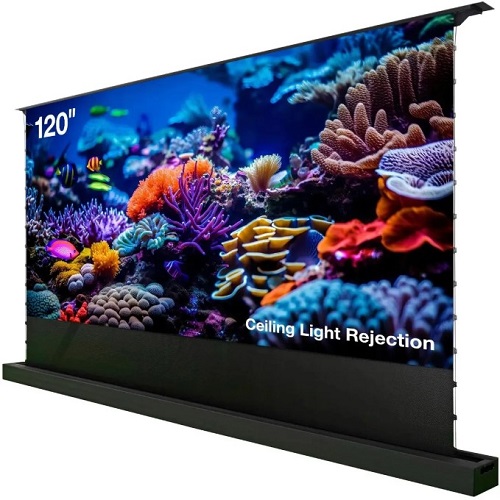 

Экран Cactus CS-PSFRCLR-263X148 FloorRising 16:9 напольный рулонный черный (моторизованный), CS-PSFRCLR-263X148