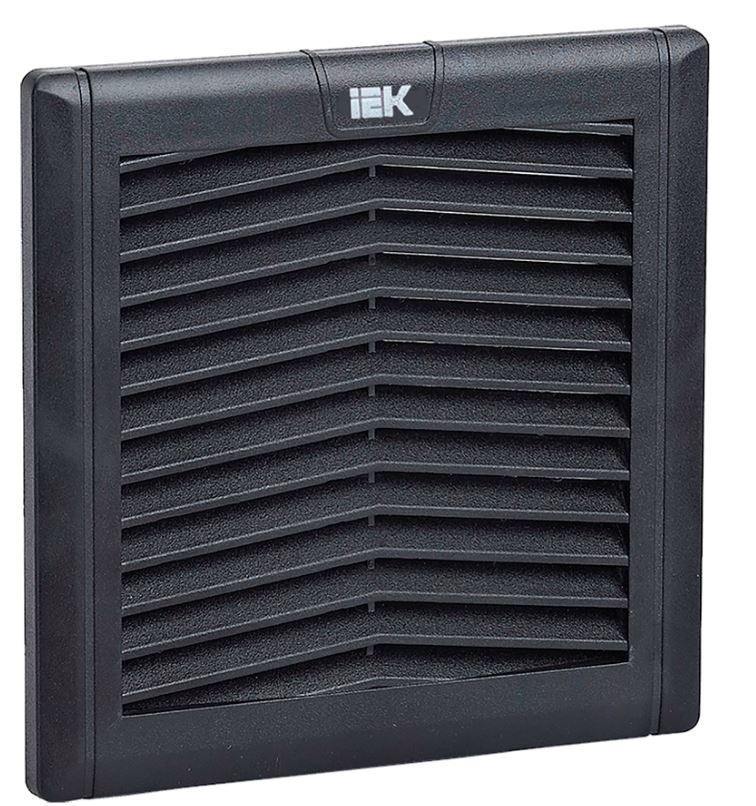 

Фильтр IEK YVR10D-EF-065-55 c решеткой для вентилятора ВФИ 65-105 м3/час, YVR10D-EF-065-55