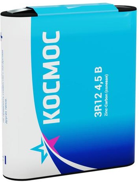 

Батарейка Космос KOC3R12 солевая, 3R12, KOC3R12