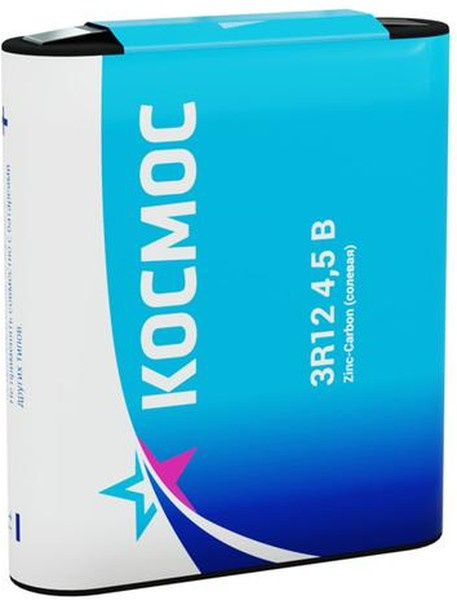 Изображение товара Квадратная батарейка 3R12 Космос KOC3R12 4,5 В для винтажных устройств