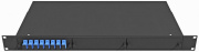фото Кросс оптический стоечный TopLAN КРС-Top-1U-08SC/U-OS2-BK