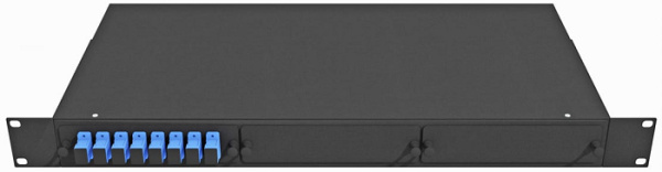 фото Кросс оптический стоечный  TopLAN КРС-Top-1U-08SC/U-OS2-BK в Красноярске