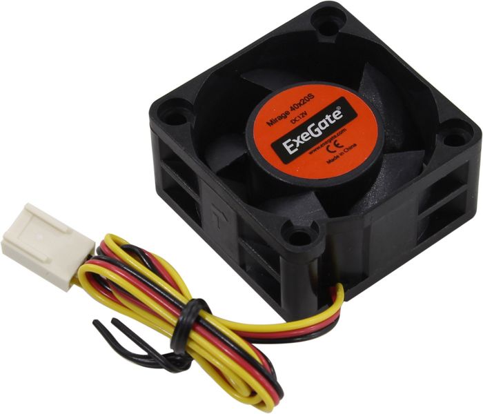 

Вентилятор Exegate EX04020S3P EX281211RUS 40x40x20 мм, подшипник скольжения, 3pin, 5500RPM, 22dBA, EX04020S3P