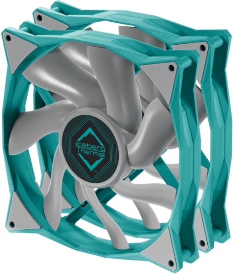 

Вентилятор для корпуса Iceberg Thermal IceGALE 140 Teal 140mm, 500-1600rpm, 96 CFM, 0-36 dBA, 2-Pack, IceGALE 140 Teal